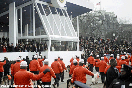 2005 Ingural Parade with ARDA Dogs